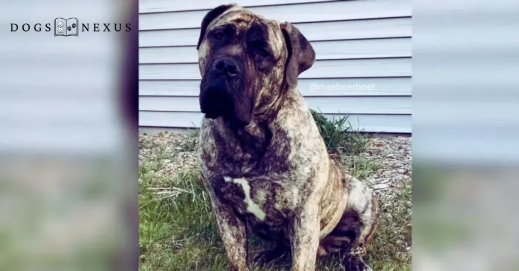 Brindle boerboel